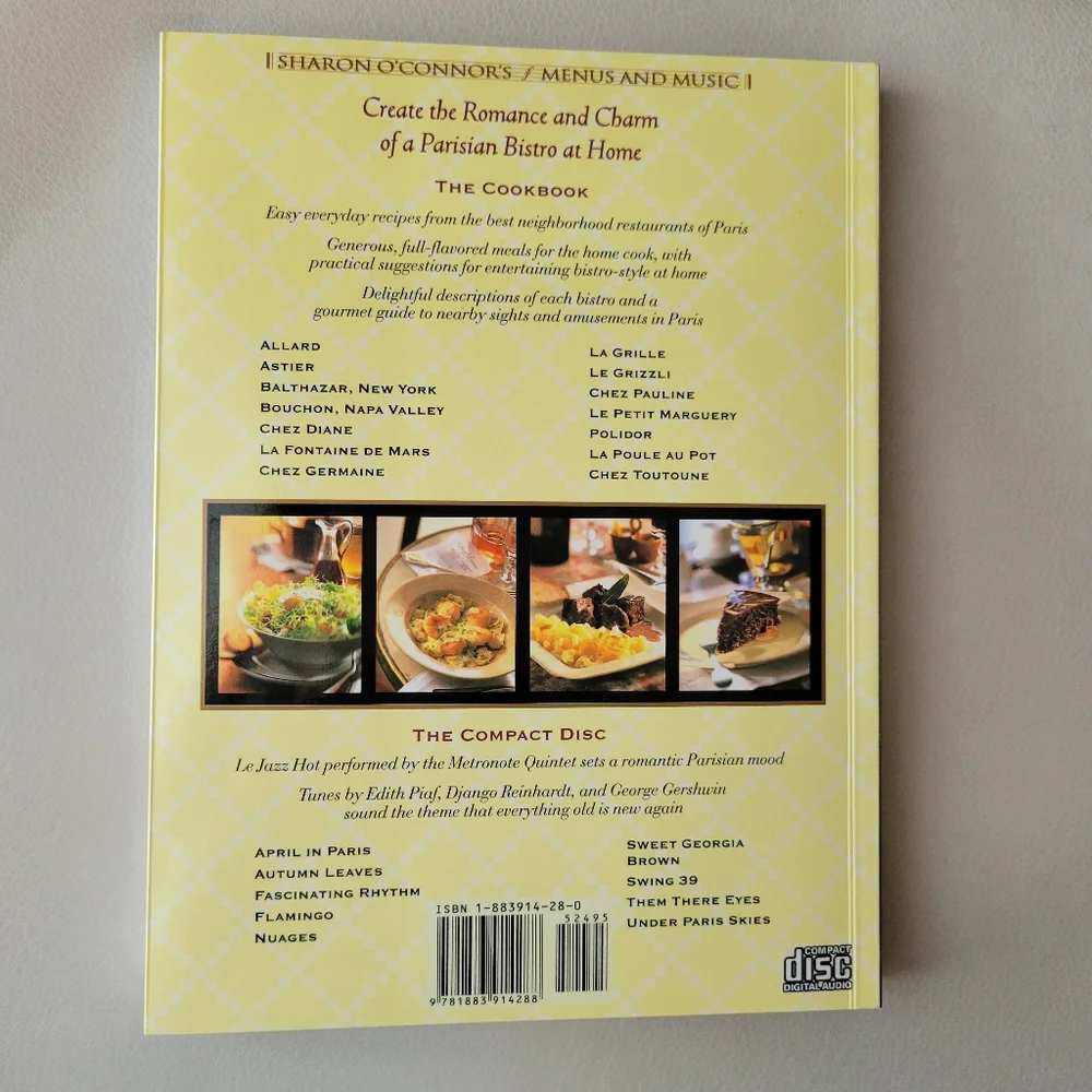 Paris Bistro Cookbook: 